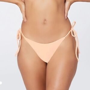 L*Space Terrycloth Lennox Bikini Bottom in Tangy, XS, NWT